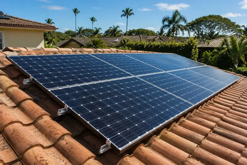 Installation de panneaux solaires à Pact
